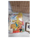 Lot of Comic Books, Dopey Dwarf Hand Puppet and Misc Patches