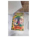 Lot of Comic Books, Dopey Dwarf Hand Puppet and Misc Patches