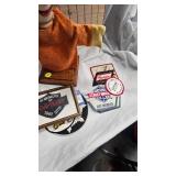 Lot of Comic Books, Dopey Dwarf Hand Puppet and Misc Patches