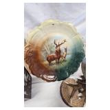 Black Bear Snowglobe, Candle Holder, Candle Pillar Stand, Elk Plate