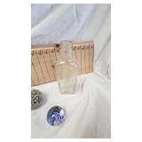 Paperweight Lot(4) with Vintage Bottle