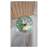 Paperweight Lot(4) with Vintage Bottle