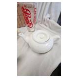 Tea Pots, Stoneware Bowls, Vase and Glass as Pictured