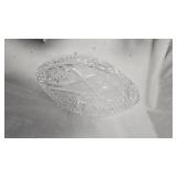 Vintage Lot, Crystal Paperweight, Crystal Dish, Glass Cups, etc