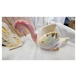 Vintage Animal Planters and Precious Moments Figurines