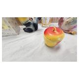 Vintage Animal Planters and Precious Moments Figurines