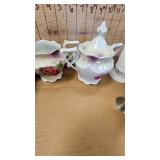 Pewter Deer Jiggers, Sugar and Creamers, Milk Glass, misc