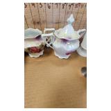 Pewter Deer Jiggers, Sugar and Creamers, Milk Glass, misc