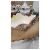 Pewter Deer Jiggers, Sugar and Creamers, Milk Glass, misc