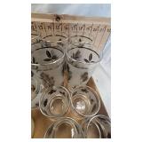 Lot of Vintage Glasses, Poodle Ashtray, Niagra Falls Ashtray, Etc