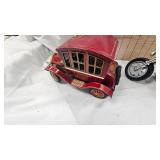 Vintage "Grand-pa" Car Tin Lith, and HD  Buddy L Patrol Toy