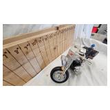 Vintage "Grand-pa" Car Tin Lith, and HD  Buddy L Patrol Toy