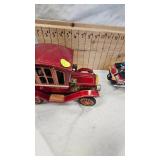 Vintage "Grand-pa" Car Tin Lith, and HD  Buddy L Patrol Toy