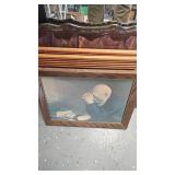 Picture/Mirror Lot, Pencil Buffalo  Pencil Moose and Scenic Pictures