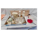 Vintage Figurines, Toothpick Holder, Relish Dishes and others