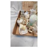 Vintage Figurines, Toothpick Holder, Relish Dishes and others