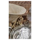 Vintage Figurines, Toothpick Holder, Relish Dishes and others