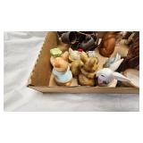 Peter Rabbit S/P Shakers, Rooster, Chicken, Bunny Figurines