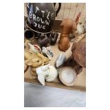 Peter Rabbit S/P Shakers, Rooster, Chicken, Bunny Figurines