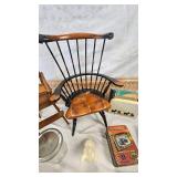 Wood Doll, High Chair, Scotty Dog Theme items, etc