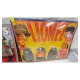 2 Lionel Train Metal Signs