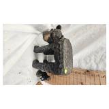 Bear Table/Stand, Small Black Bear Figurines, Mannaquin Scupture and Stand
