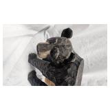 Bear Table/Stand, Small Black Bear Figurines, Mannaquin Scupture and Stand