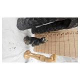 Bear Table/Stand, Small Black Bear Figurines, Mannaquin Scupture and Stand