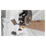 Bear Table/Stand, Small Black Bear Figurines, Mannaquin Scupture and Stand