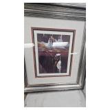 Fernandez. 12 Days of Christmas Prints along with Additional Duplicate print in Frame