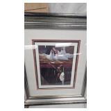 Fernandez. 12 Days of Christmas Prints along with Additional Duplicate print in Frame