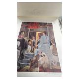 Fernandez. 12 Days of Christmas Prints along with Additional Duplicate print in Frame