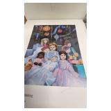 Fernandez. 12 Days of Christmas Prints along with Additional Duplicate print in Frame