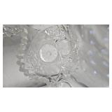 4 Blue Glasses, 2 Blue glass Cups, Dessert and Dinner Plates, Clear Glass and Bowl