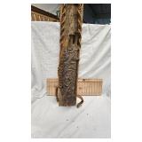 Folk Art Pottery-Rope-Board Homemade Art