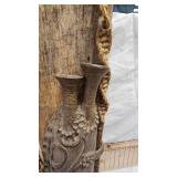 Folk Art Pottery-Rope-Board Homemade Art