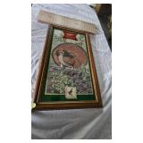 Miller High Life Bar Mirror-Ruffed Grouse-Larry Toschik