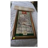 Miller High Life Mirror-Wildlife Series-Snowy Owl-15x26