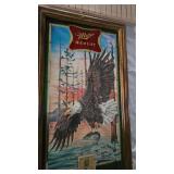 Miller High Life Mirror-American Eagle-Wildlife Series, Robert Evans #3