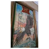 Miller High Life Mirror-American Eagle-Wildlife Series, Robert Evans #3