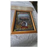 Coors "Nature Series" Bar Mirror #4 Buffalo-Susan Shea