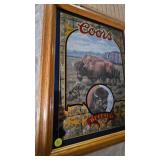 Coors "Nature Series" Bar Mirror #4 Buffalo-Susan Shea