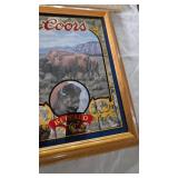 Coors "Nature Series" Bar Mirror #4 Buffalo-Susan Shea