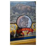 Coors "Nature Series" Bar Mirror #4 Buffalo-Susan Shea