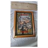 Coors "Nature Series" Bar Mirror #2 Big Horn Sheep, 16x21-Susan Shea