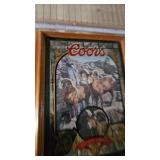 Coors "Nature Series" Bar Mirror #2 Big Horn Sheep, 16x21-Susan Shea