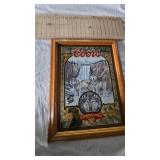 Coors "Nature Series" Bar Mirror #1 Timberwolf