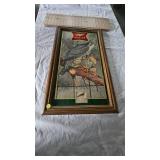 Miller High Life Bar Mirror Peregrine Falcon, Robert Evans