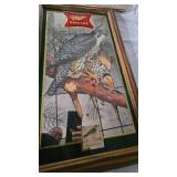 Miller High Life Bar Mirror Peregrine Falcon, Robert Evans