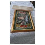 Coors "Nature Series" Bar Mirror #5 Bull Elk-Susan Shea